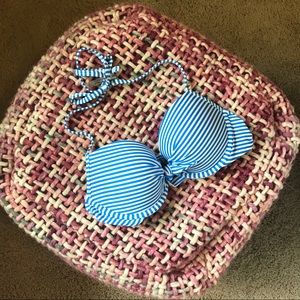 Aerie Swim Brooke Underwire Striped Swim Top 34 C